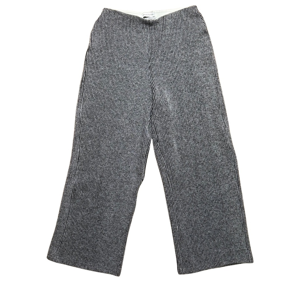 Urban Outfitters Sarah Jane Ribbed Knit Black and White Pants
